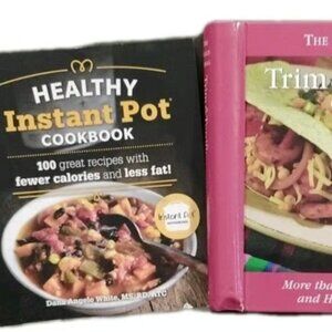 Healthy Instant Pot And Trim And Terrific Cookbooks